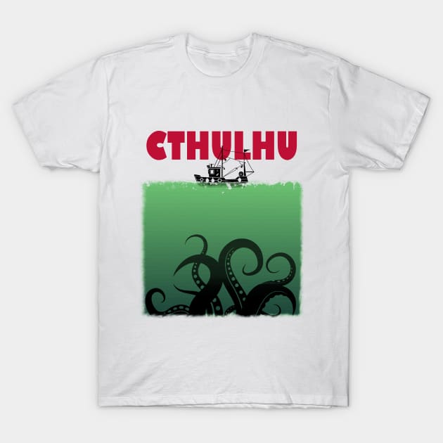 Cthulhu Jaws T-Shirt by Manoss